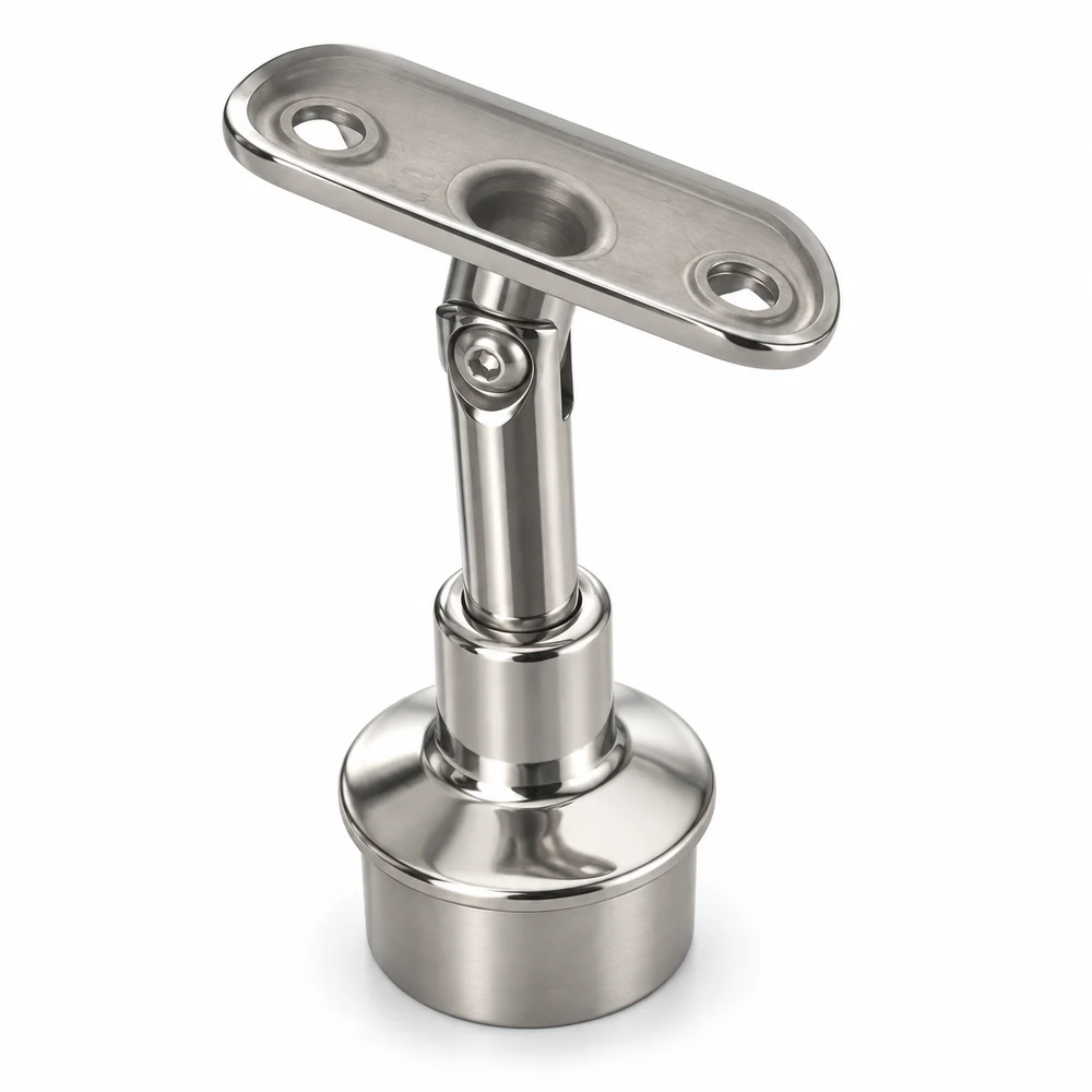 Adjustable support bracket on a white background